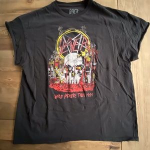 SLAYER BAND TOUR T SHIRT